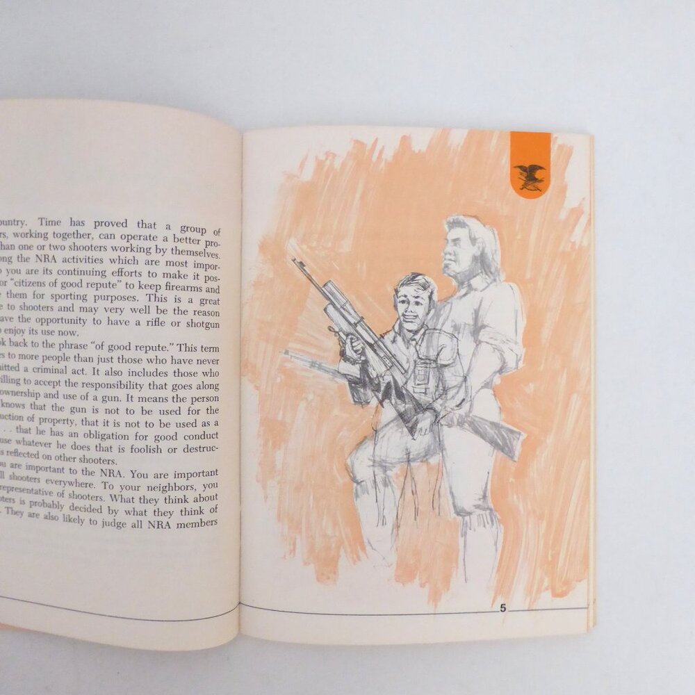 NEW VINTAGE 1971 NRA JUNIOR PROGRAM HANDBOOK SOFT COVER BOOK - Picture 5 of 11